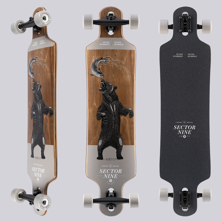 Sector 9 Meridian Grizzly 9.75 x 40 Complete Drop Thru Longboard