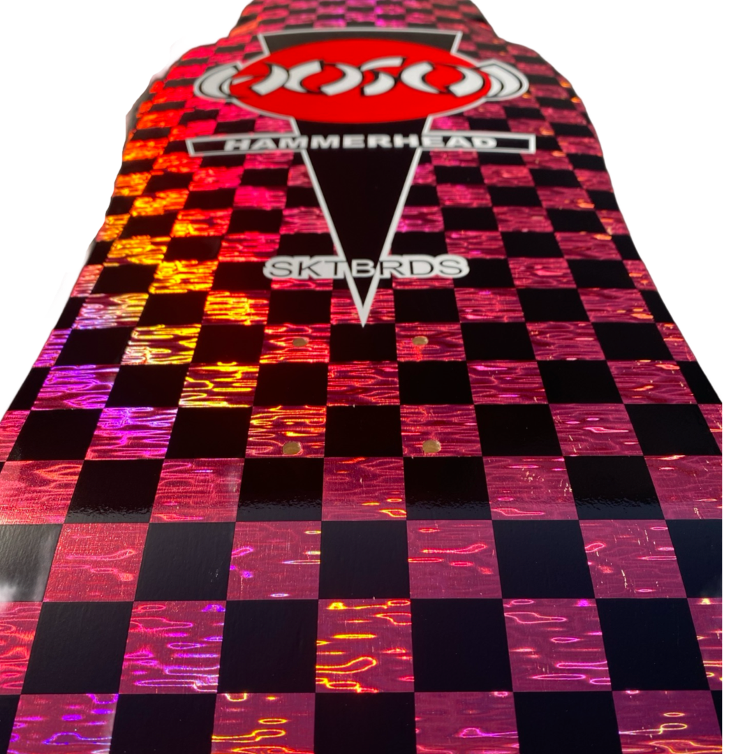 Hosoi "Sparkle Rose Checkered" LTD Valentine's 2026 OG Hammerhead 10.5" Skateboard Deck