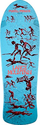 Powell Peralta Lance Mountain Future Primitive Bones Brigade Series 3 Blue Skateboard Deck