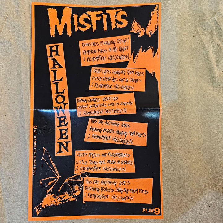 MISFITS - HALLOWEEN Vinyl 7" w/ Insert *Unofficial Release*