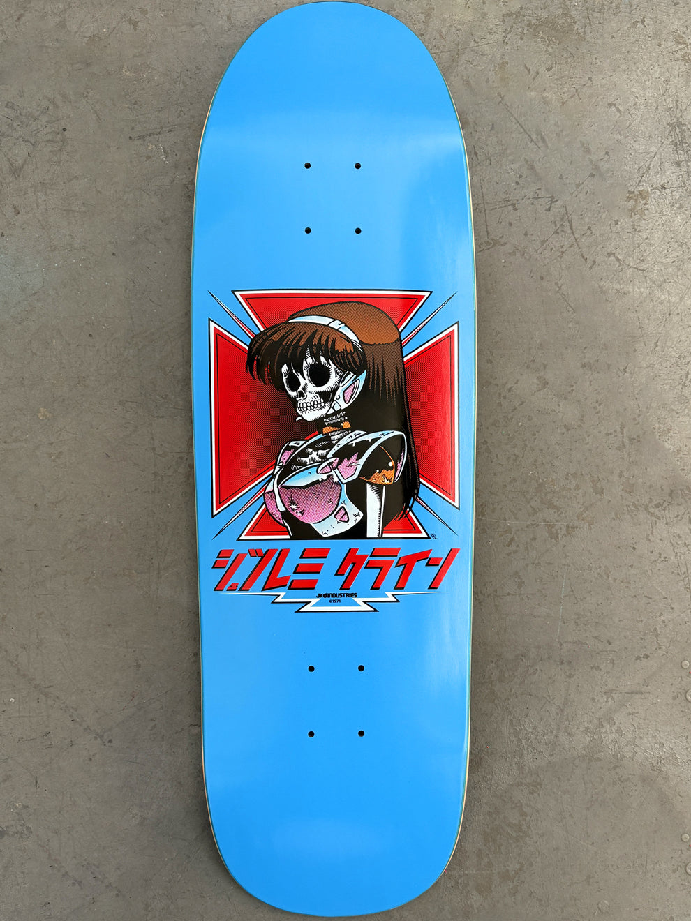 JK Industries x Tony Hawk OG Dream Girl Blue 9.5" Skateboard Deck