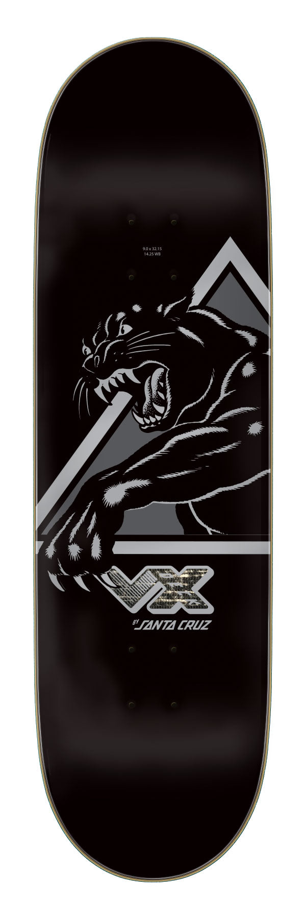 Santa Cruz Natas Shattered Panther VX 9" Skateboard Deck