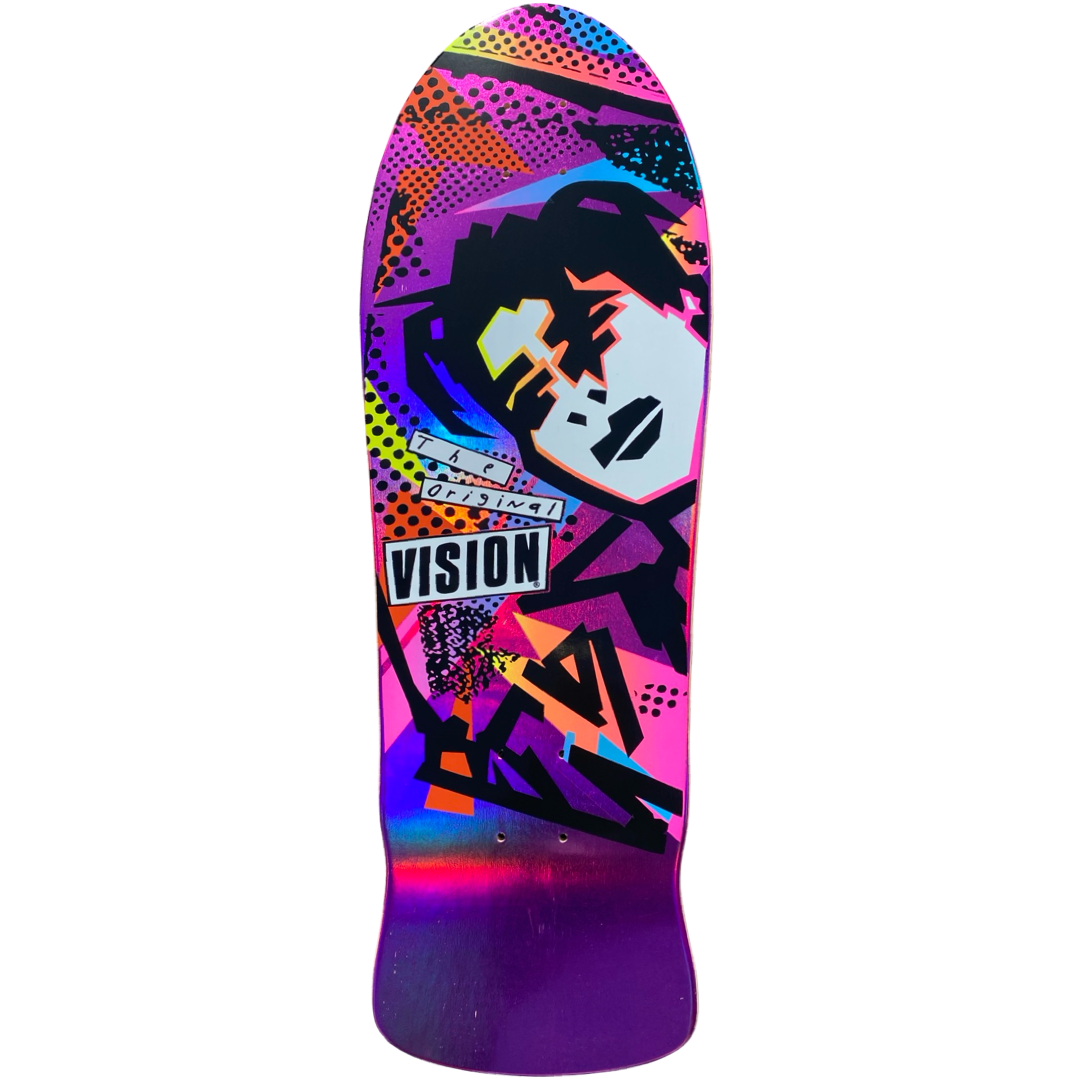 Vision Mark Gonzales "Original MG" LTD Pink Foil 10" Skateboard Deck
