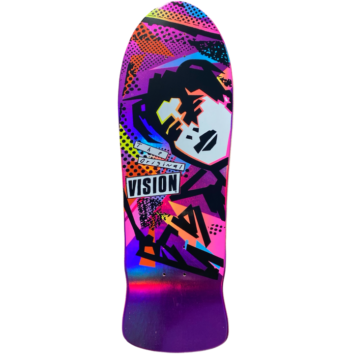 Vision Mark Gonzales "Original MG" LTD Pink Foil 10" Skateboard Deck