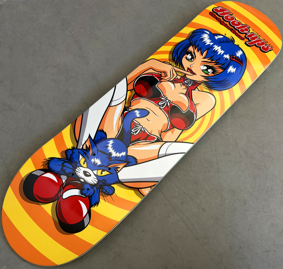 Hook Ups Miss Kitty 8.5" Skateboard Deck