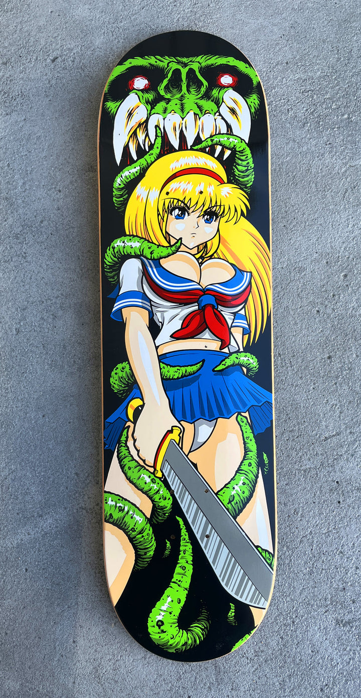 Hook Ups Tentacle School Girl 8.5" Skateboard Deck