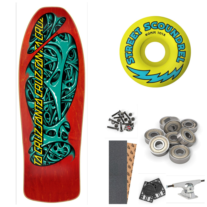 SANTA CRUZ OOPS MUCUS 9.3" COMPLETE SKATEBOARD
