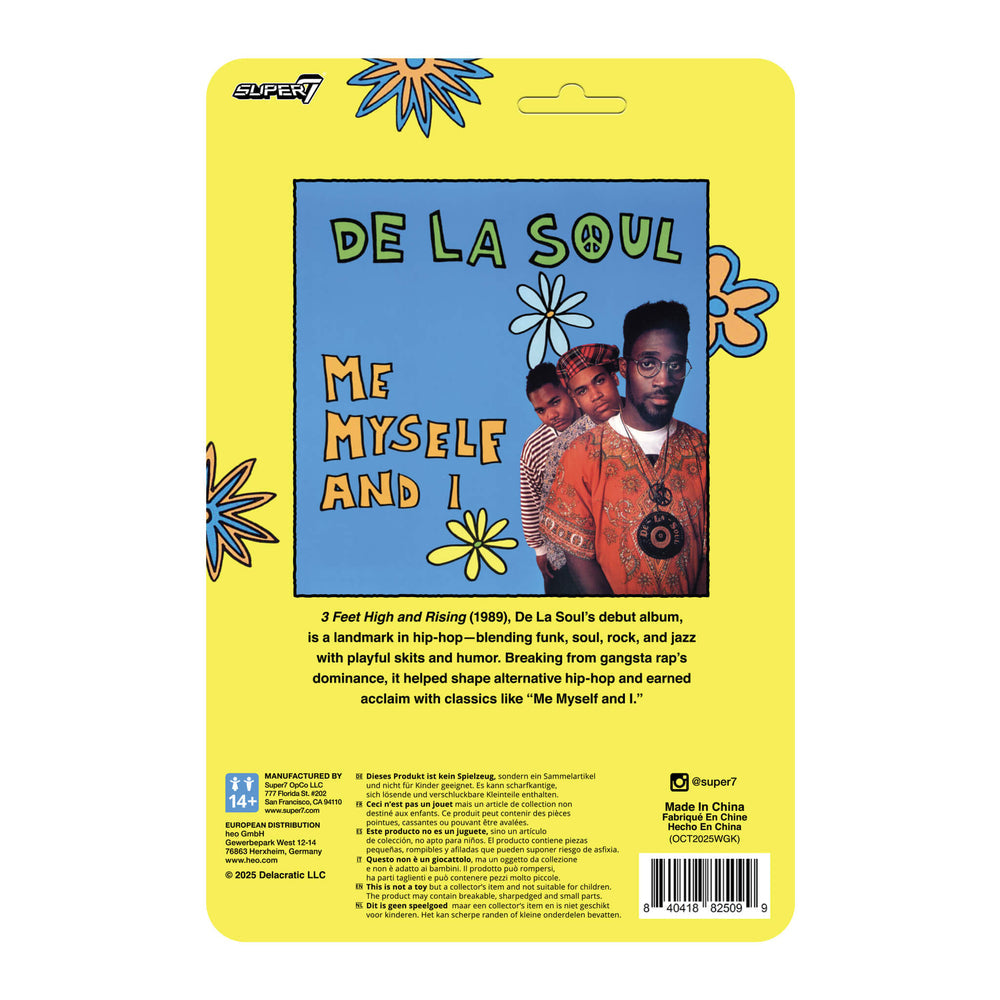 Super7 x De La Soul Vincent "Maseo" Mason (Me, Myself & I) ReAction Figure