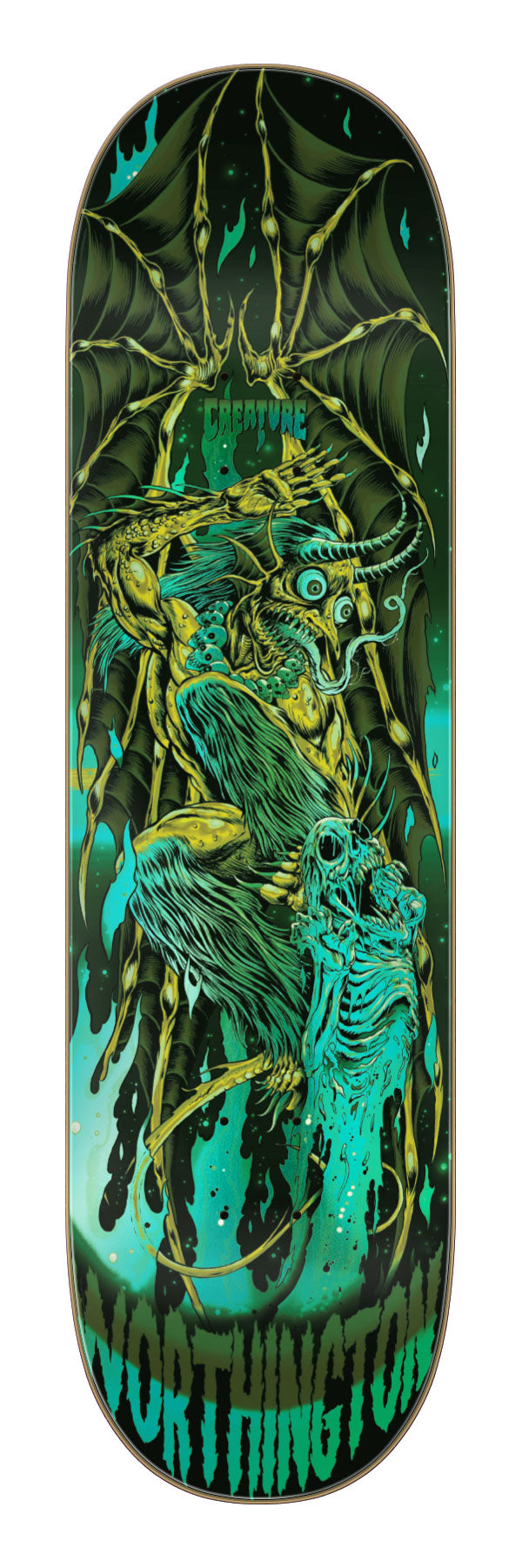 Creature John Worthington Skullburn 8.6" VX Skateboard Deck
