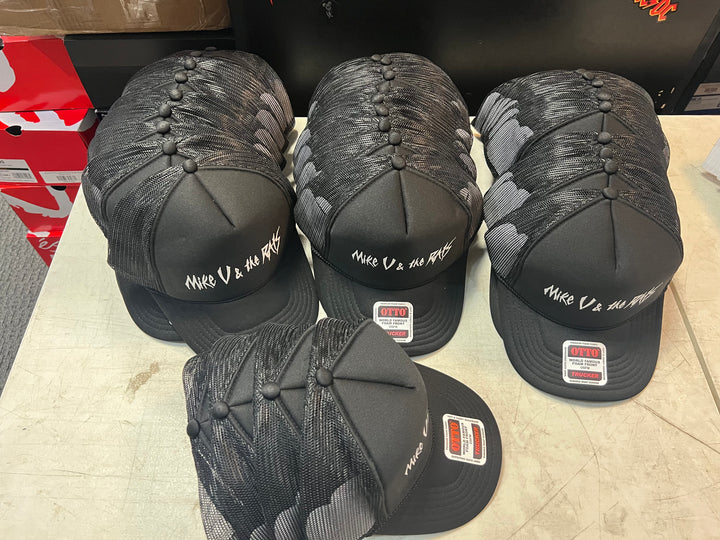 Mike V & the Rats "Rats Logo" Black Trucker Hat Mike Vallely