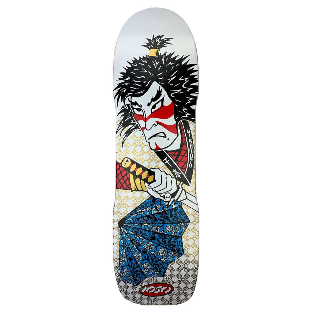 Lonny Hiramoto Samurai skateboard deck alternate colorway