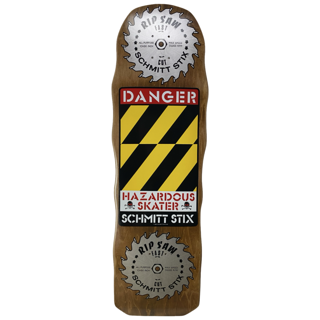 Schmitt Stix Danger Saw 10" Skateboard Deck