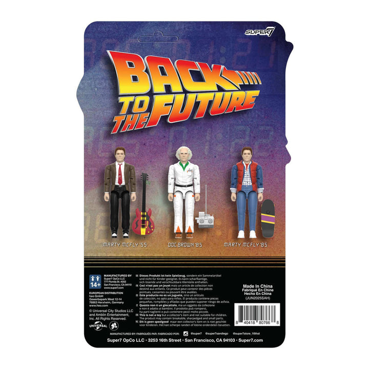 Super7 x Back To The Future -  Doc Brown '85 - Wave 01 ReAction Figure