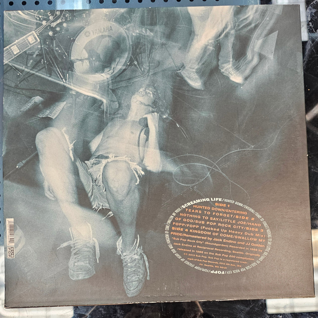 Soundgarden - Screaming Life / Fopp 2x (Silver Metallic Color Vinyl) LP Record **USED**