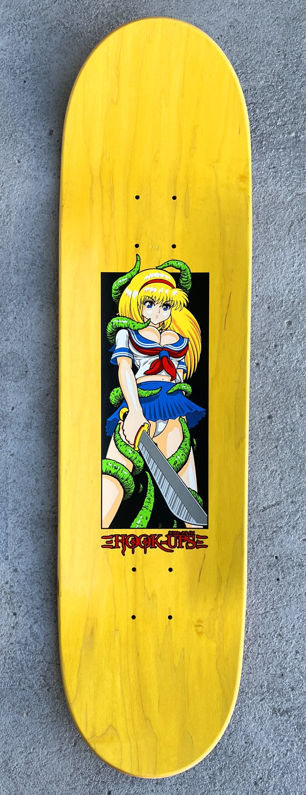 Hook Ups Tentacle School Girl 8.5" Skateboard Deck