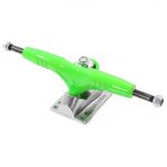 Gullwing Pro III Neon Green / Silver 9" Skateboard Trucks