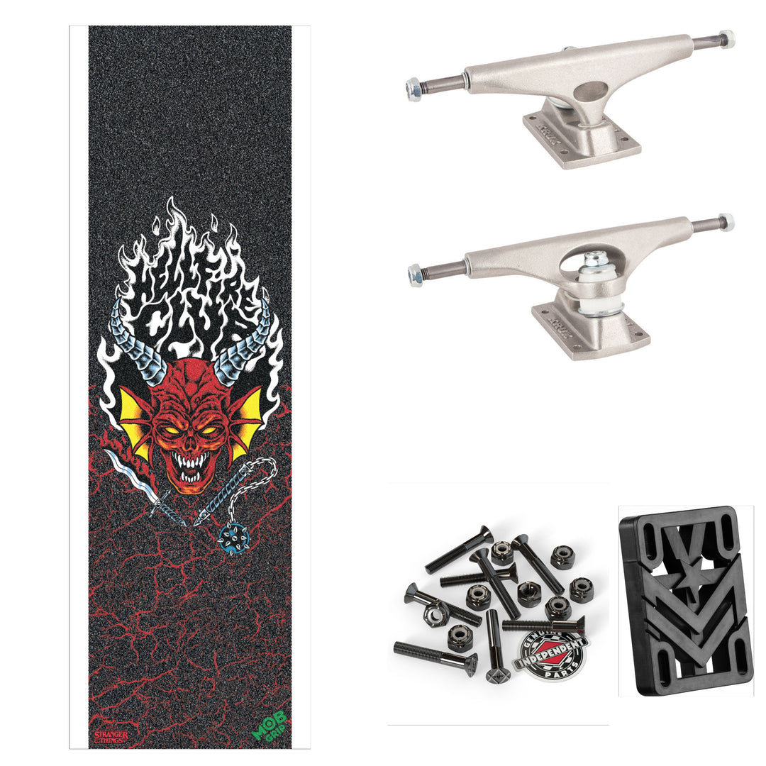 SANTA CRUZ x STRANGER THINGS KNOX HELLFIRE PIT 10.07" COMPLETE SKATEBOARD