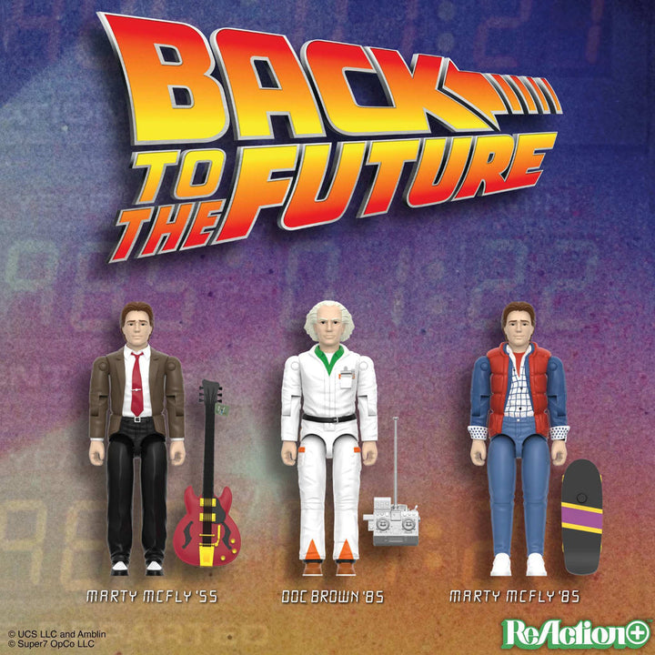 Super7 x Back To The Future -  Doc Brown '85 - Wave 01 ReAction Figure