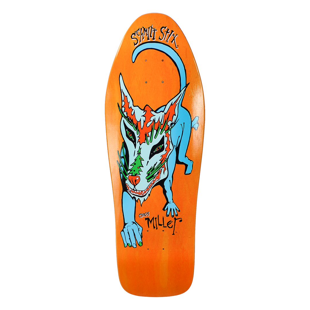 Schmitt Stix Chris Miller Dog Large 10" Skateboard Deck