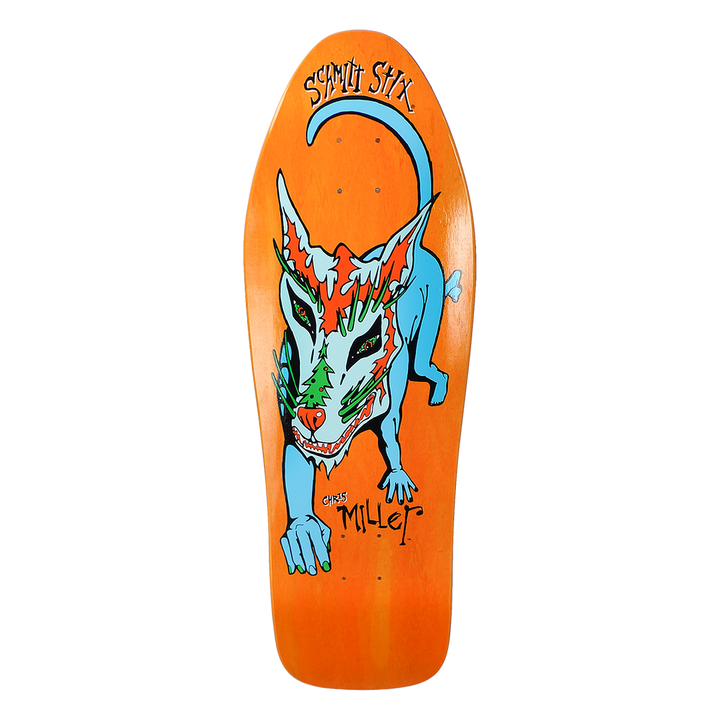 Schmitt Stix Chris Miller Dog Large 10" Skateboard Deck