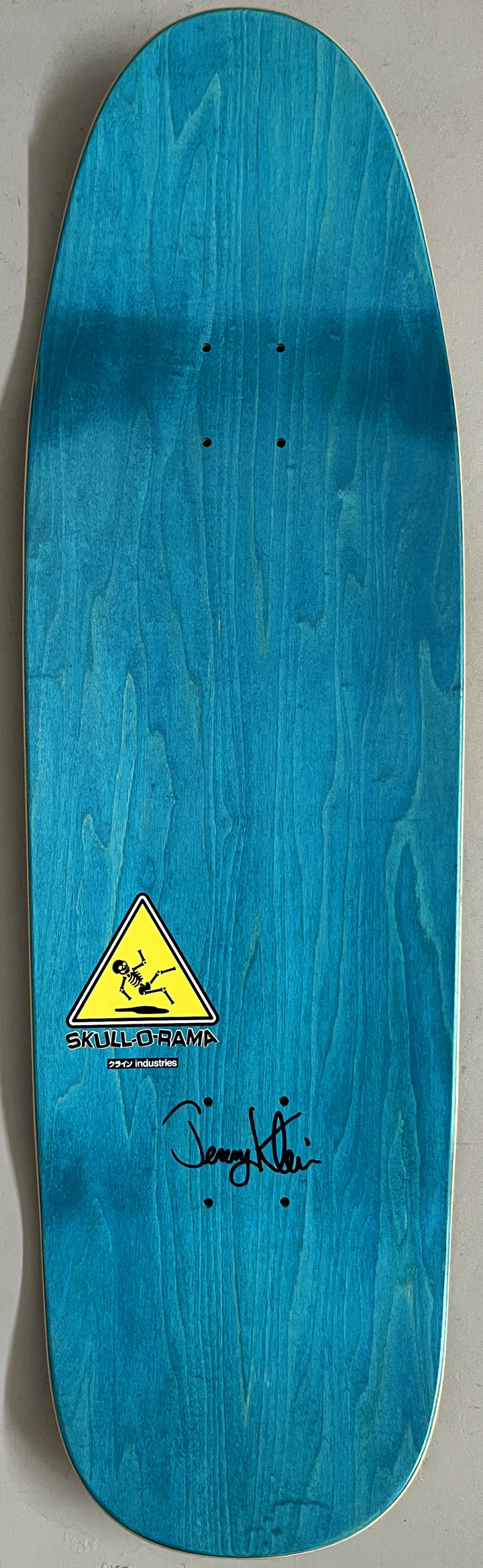 Jk Industries Jeremy Klein "black eye kid skull" 9.5" Skateboard Deck