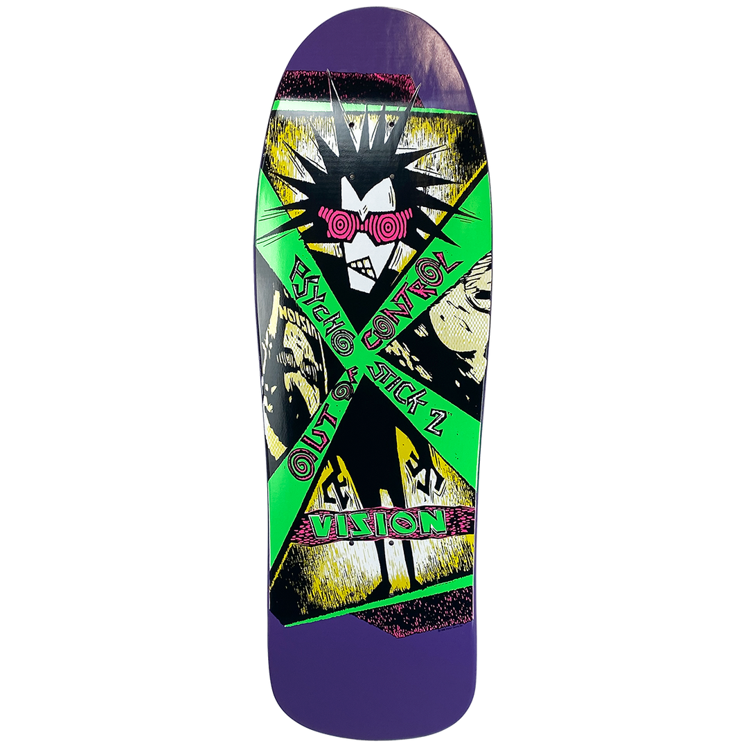 Vision "Psycho Stick 2" 10" Skateboard Deck