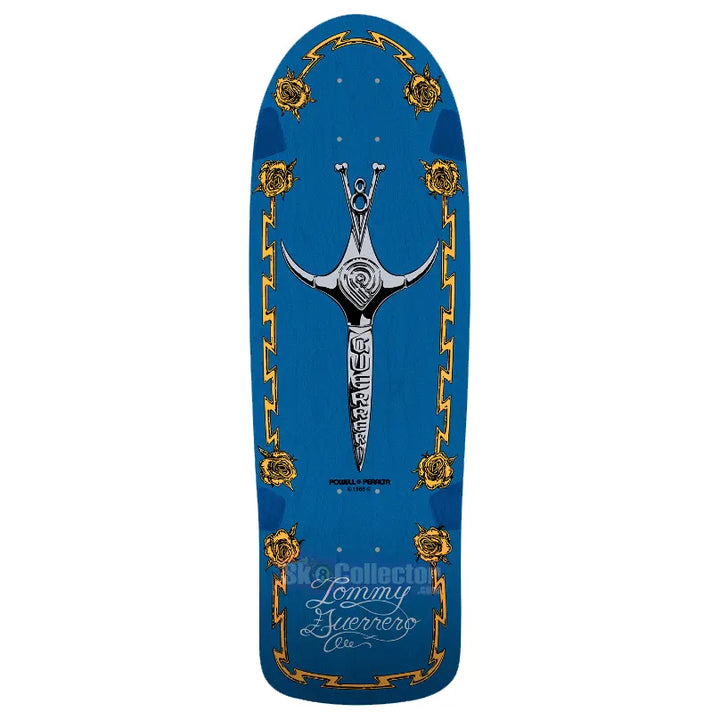 Powell Peralta Tommy Guerrero V8 Bones Brigade Series 7 Blue Skateboard Deck