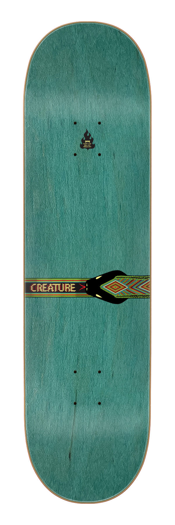 Creature Jhanka Gonzalez Snakes 8.375" Skateboard Deck