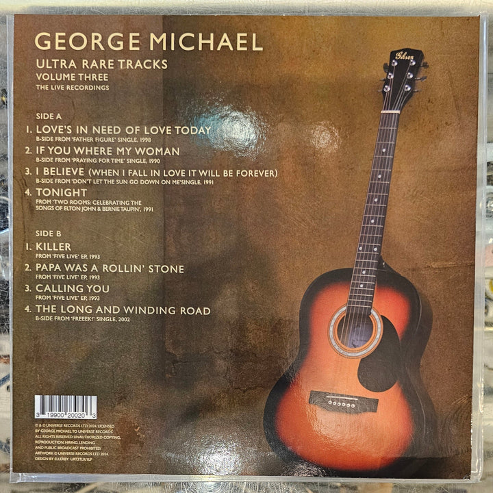 MICHAEL, GEORGE - ULTRA RARE VOL. 3 (Color Vinyl) LP Record *Unofficial Release*