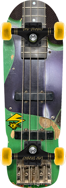 ELEMENT Bad Brains "Bass Guitar" 9.5" SLIGHTLY USED Complete Skateboard