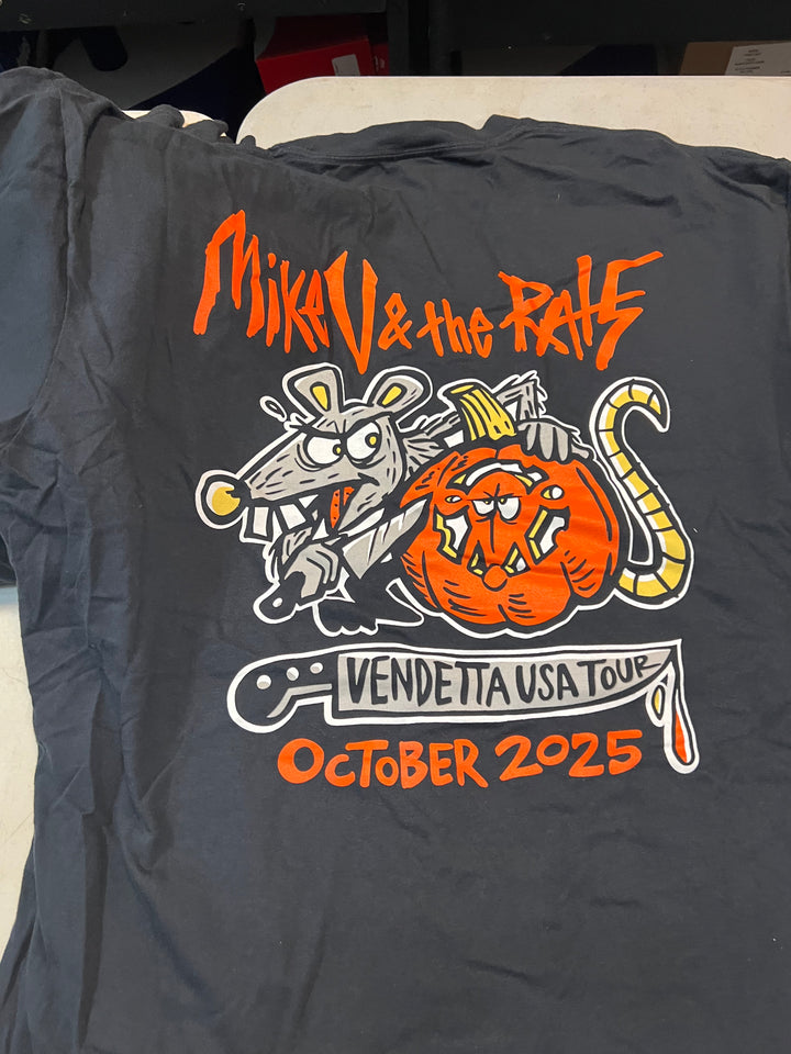 Mike V & the Rats "Vendetta Tour" Pocket T-Shirt Mike Vallely