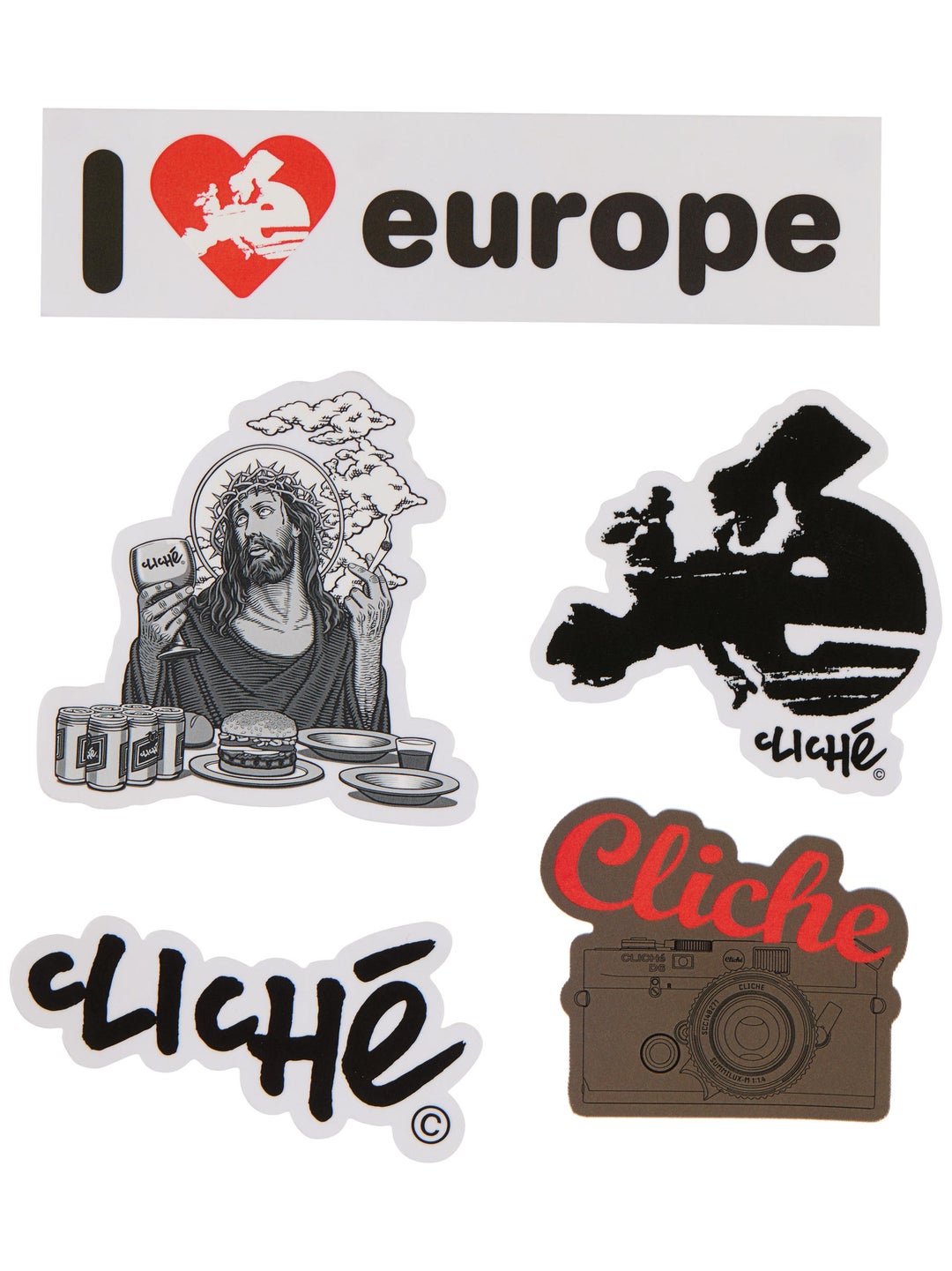 Cliché Summer 2026 5x Sticker Pack