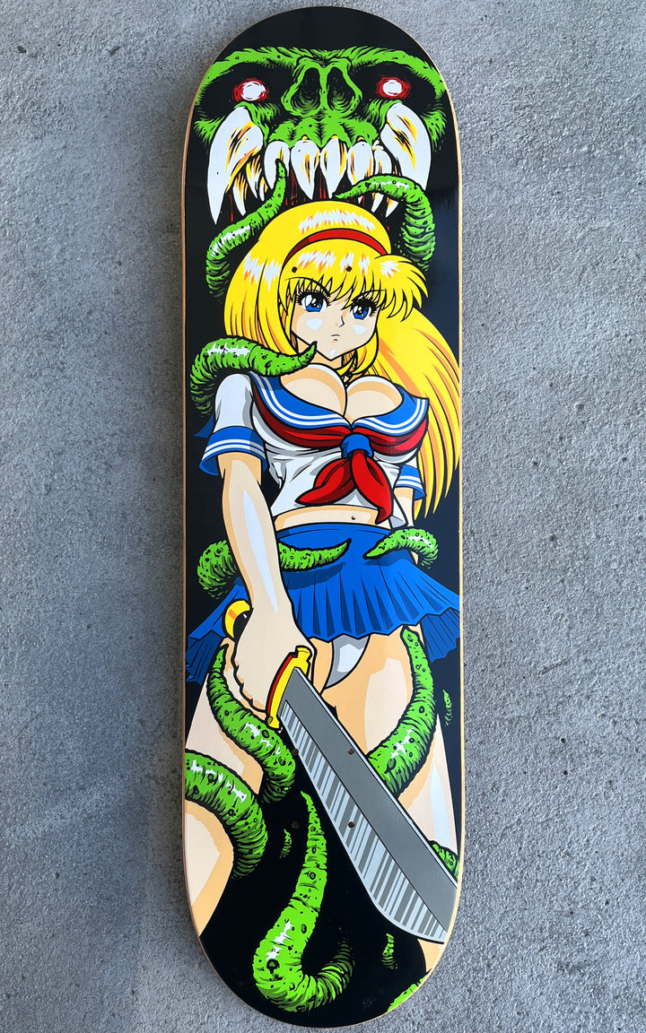 Hook Ups Tentacle School Girl 8.5" Skateboard Deck