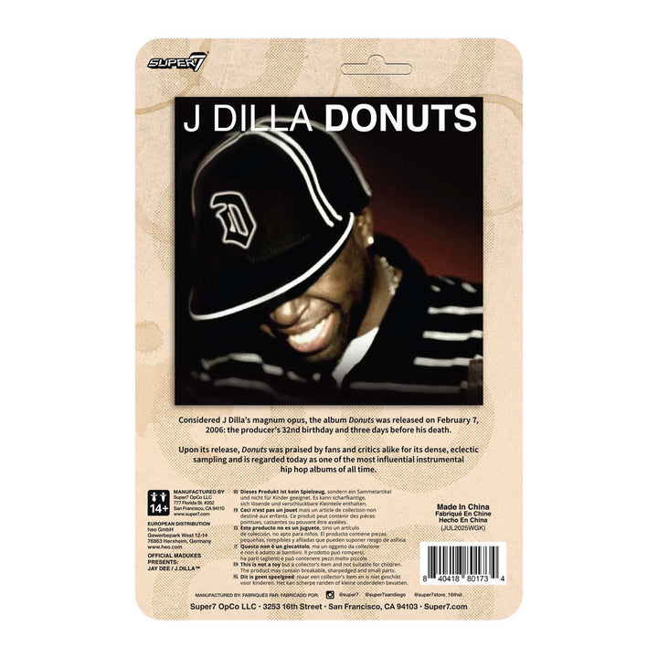 Super7 x J DILLA (Donuts - Album Cover) Wave 02 ReAction Figure