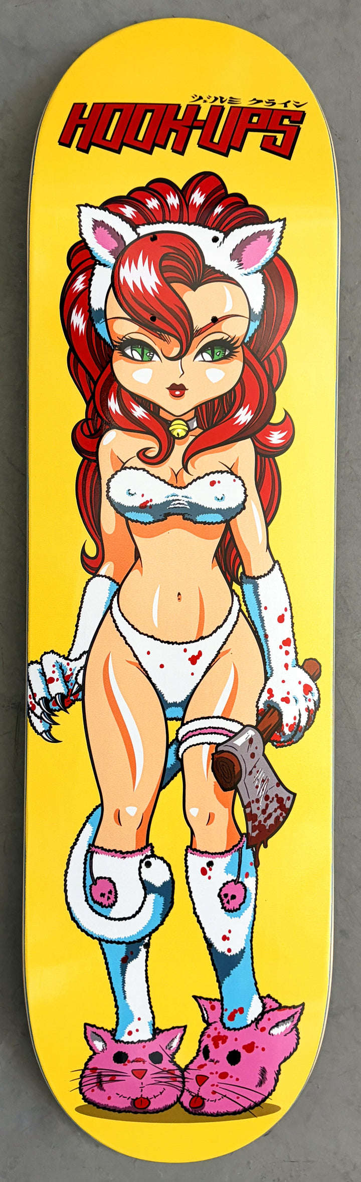 Hook Ups Hatchet Killer Akiko 8.25" Skateboard Deck