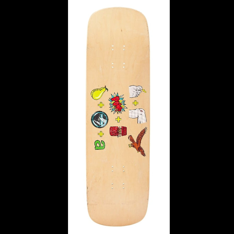 Powell Peralta Tony Hawk Pictograph NOS 1991 Natural Skateboard Deck