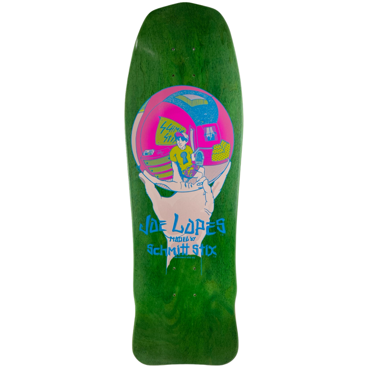 Schmitt Stix Joe Lopes Crystal Ball 10" Modern Concave Skateboard Deck