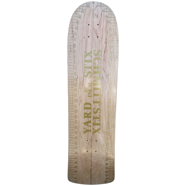 Schmitt Stix Yard Stick 9.625" X 36" Skateboard Deck