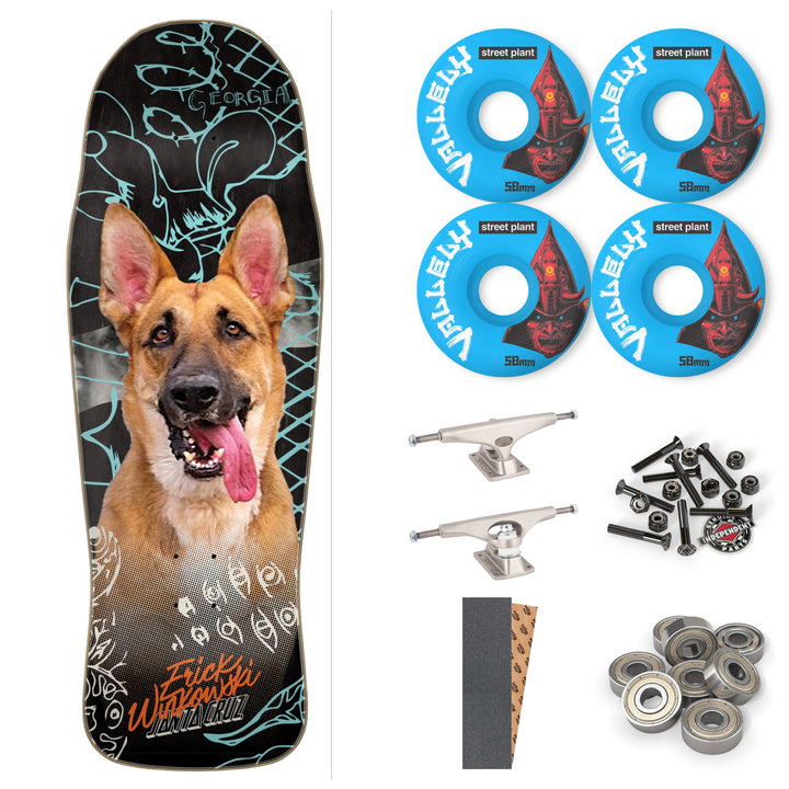 Santa Cruz Winkowski German Shepherd Tribute Pro Shaped 10.34" Complete Skateboard