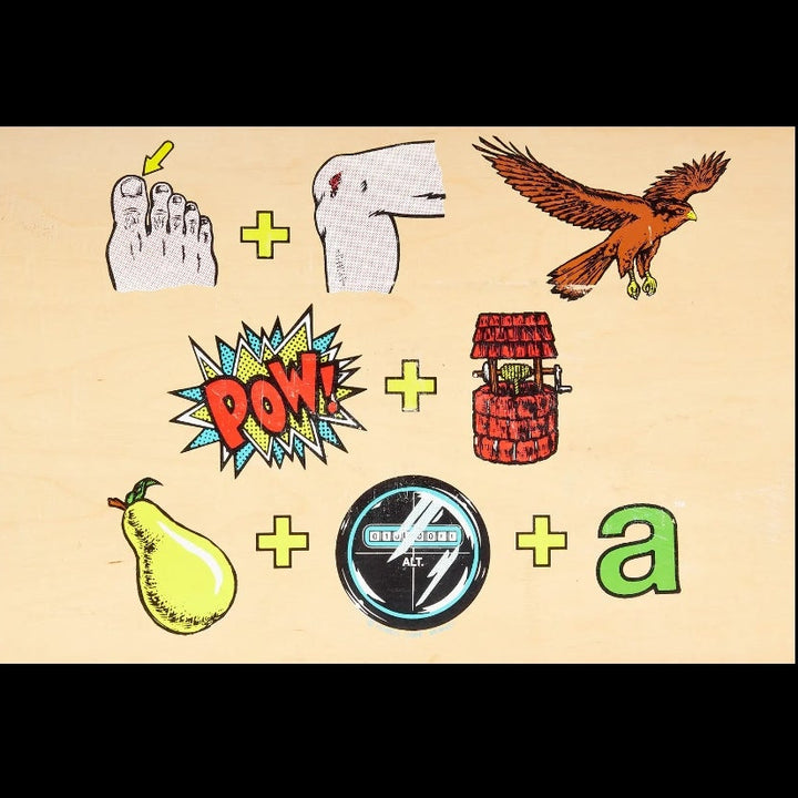 Powell Peralta Tony Hawk Pictograph NOS 1991 Green Skateboard Deck