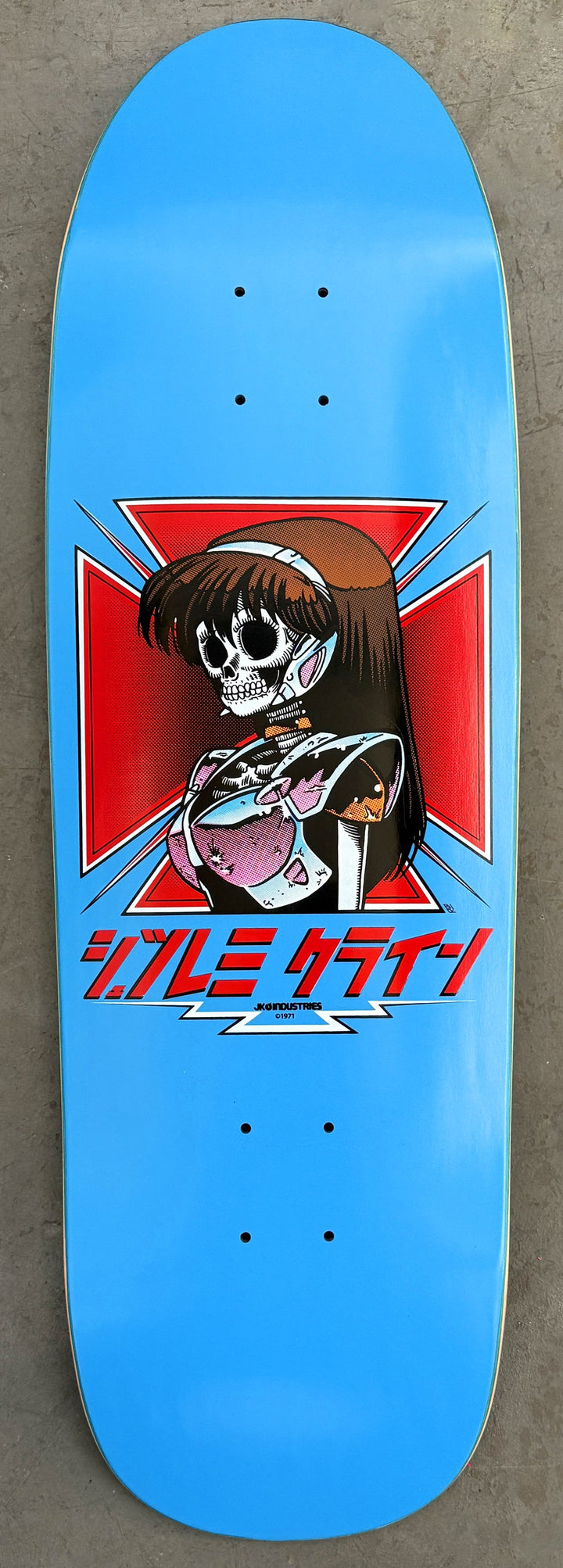 JK Industries x Tony Hawk OG Dream Girl Blue 9.5" Skateboard Deck