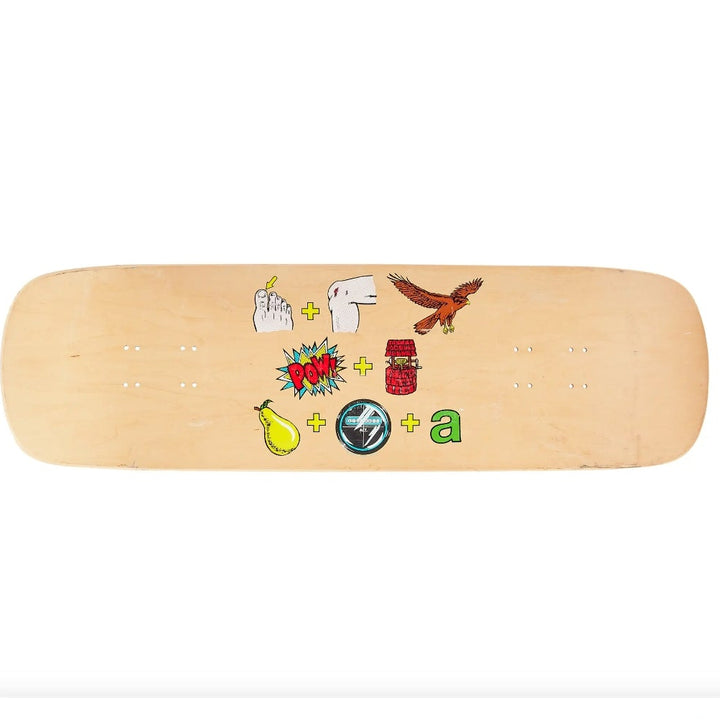 Powell Peralta 1991 Tony Hawk PIctograph Natural Skateboard Deck