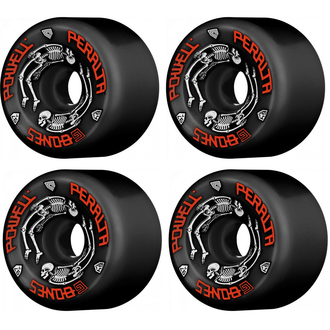 Powell Peralta G Bones 64mm 97a Black Skateboard Wheels