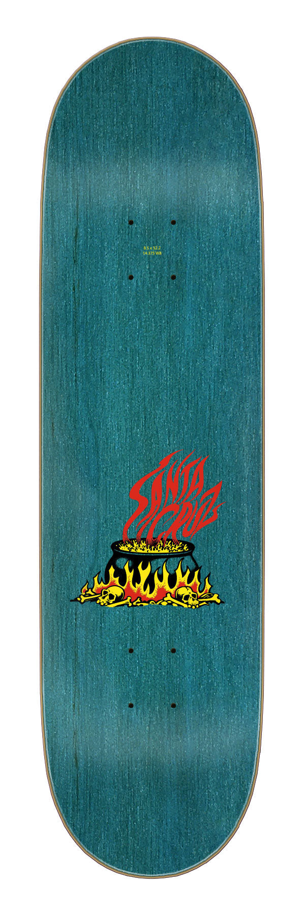 Santa Cruz Salba Voodoo Frame 8.5" Skateboard Deck