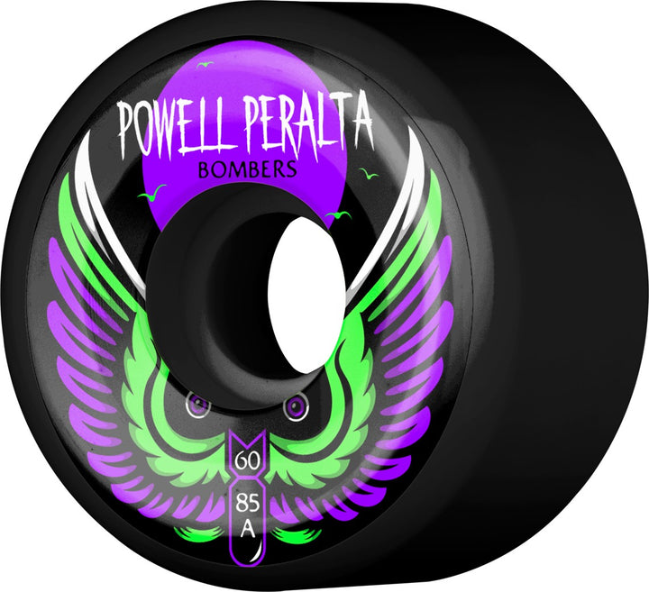 Powell Peralta Chris Hiett Skull Neon Green w/ Blue Foil 9.5" Complete Skateboard