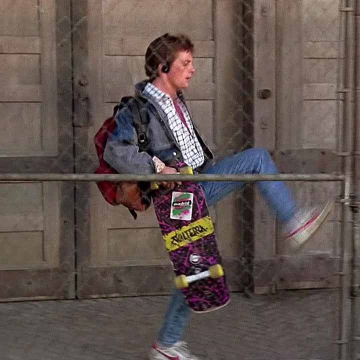 Valterra x Madrid Marty Dark Slide Exclusive LTD 9.5" Skateboard Deck BTTF