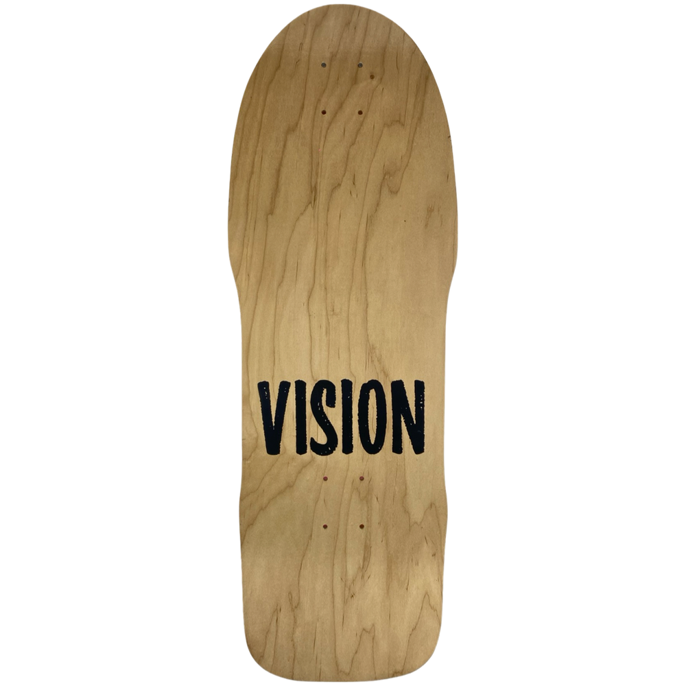 Vision Original Hypnotize LTD Leopard Foil skateboard deck detail view
