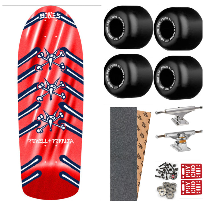 Powell Peralta OG Vato Rat Bones Red Foil 10" Complete Skateboard