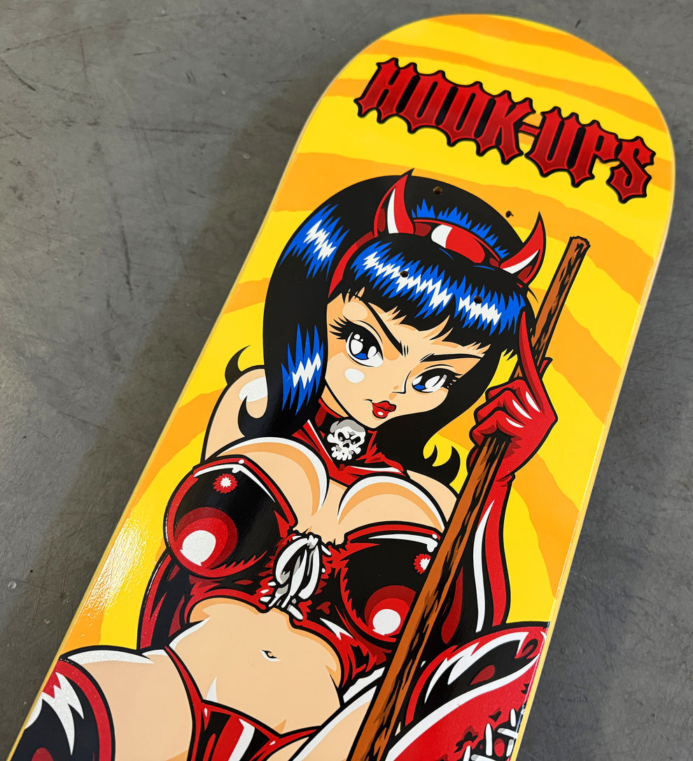 Hook Ups Devil Queen 8.25" Skateboard Deck