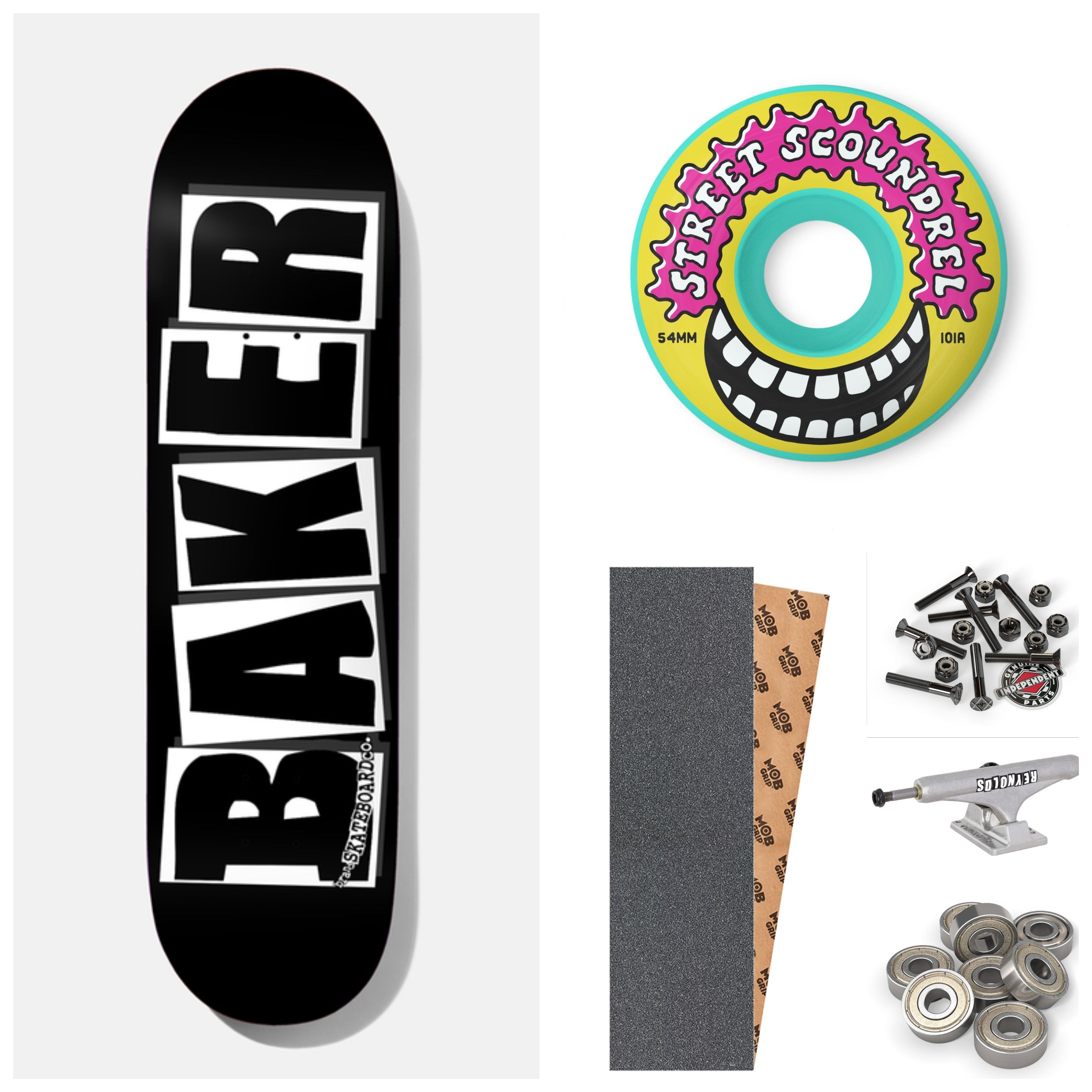 BAKER BRAND LOGO WHITE 7.56インチ Amazon.com : Baker Brand Logo 7.56 Red/White Skateboard Deck